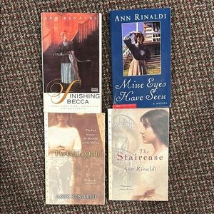 Ann Rinaldi Paperback Historical Fiction Book Bundle
